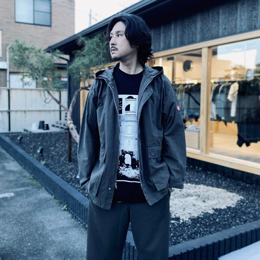 COTTON HOOD JACKET #CHARCOAL [CES29JK08]