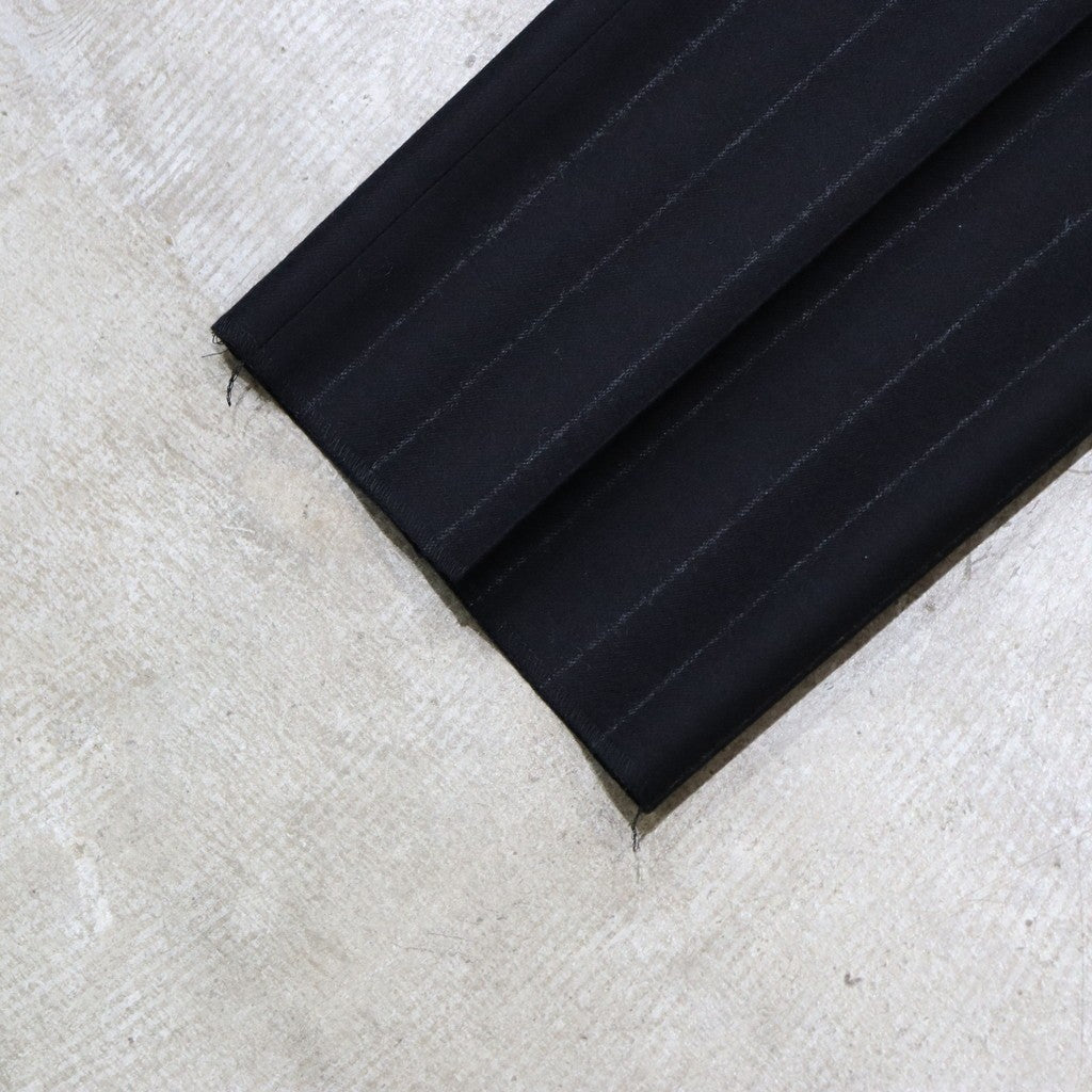 SINGLE BREASTED JACKET ( TYPE-8 ) &amp; TROUSERS #BLACK/GRAY STRIPE [24FW-WMO-SU08 / 24FW-WMP-TR23]