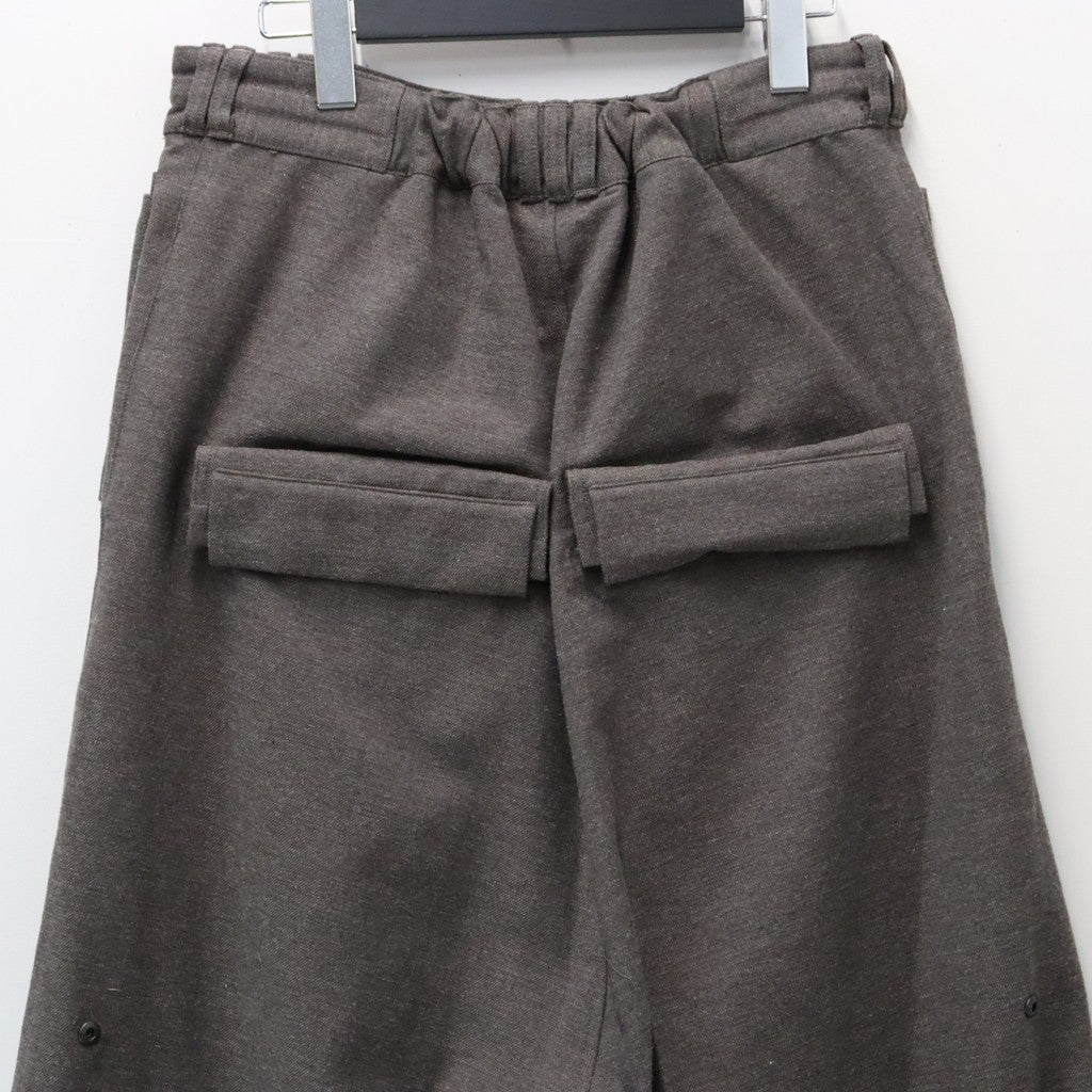 MORPH YI PANTS #CHARCOAL [JI-26AW-PT03-1]
