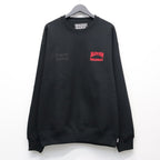 DEATH ROW RECORDS | HEAVY WEIGHT CREW NECK SWEAT SHIRT #BLACK [DEATHROW-WM-SS06]