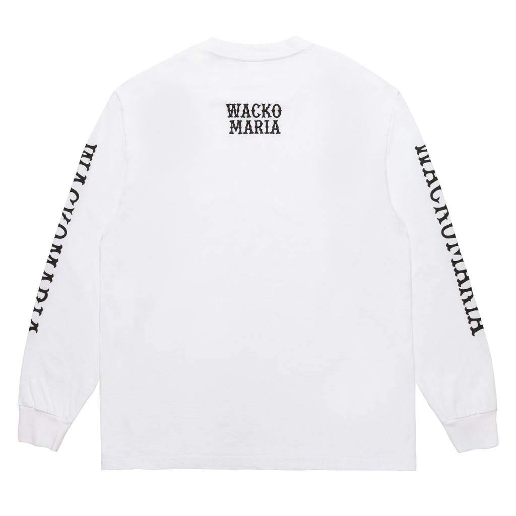 WASHED HEAVY WEIGHT CREW NECK LONG SLEEVE T-SHIRT ( TYPE-2 ) #WHITE [25FW-WMT-LT04]
