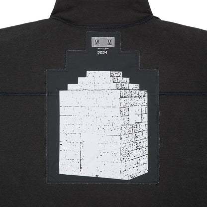 HALF ZIP LIGHT PULLOVER #BLACK [CES26CS15]