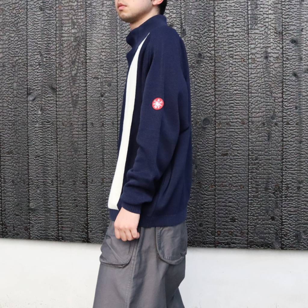 HALF BUTTON UP KNIT #NAVY [CES30KN05]