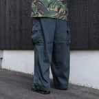 STRIPE BAGGY CARGO PANTS #Charcoal [SU26-B06]