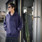 HEAVY WEIGHT PULLOVER HOODED SWEAT SHIRT ( TYPE-2 ) #PURPLE [25SS-WMC-SS04]