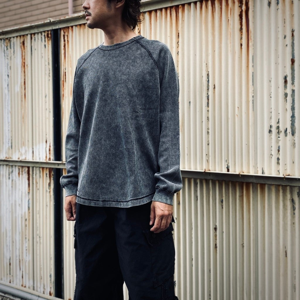 THERMAL CREWNECK #BLACK [GH5F009]