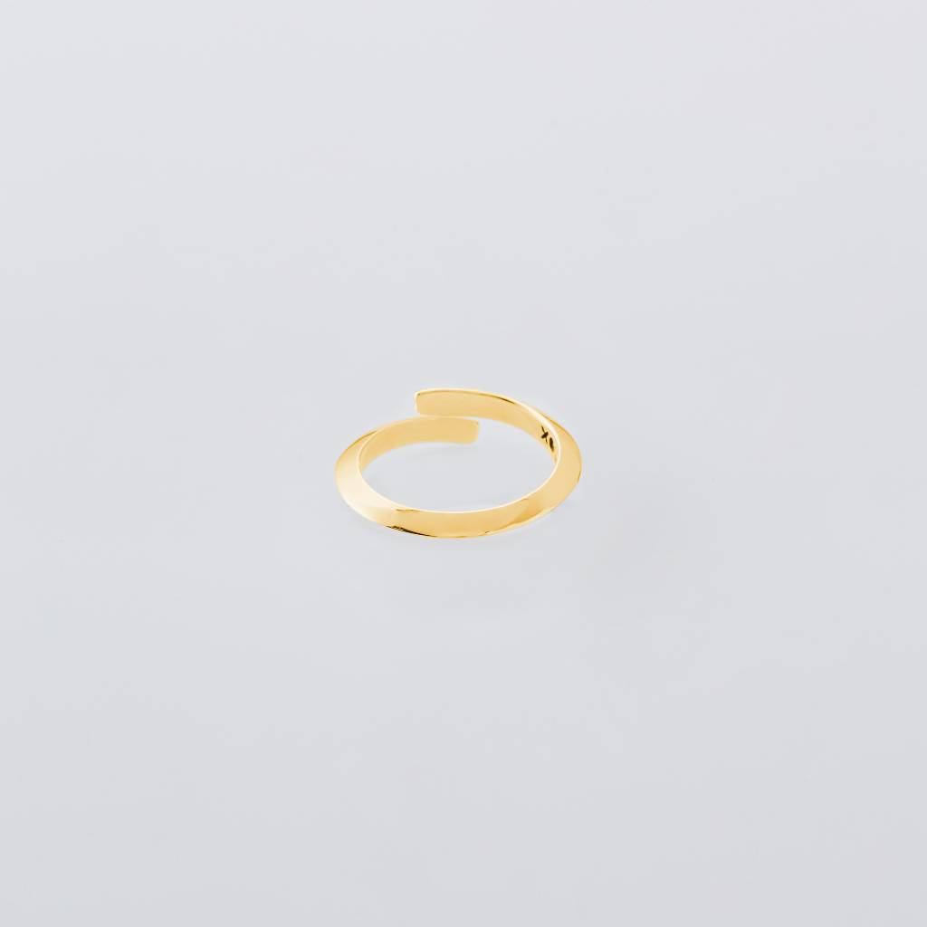 Triangle Ring -Thin- -Gold- #GOLD [XOR086G]