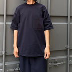 TECH TEE POCKET CREW #NAVY [BE-32024]