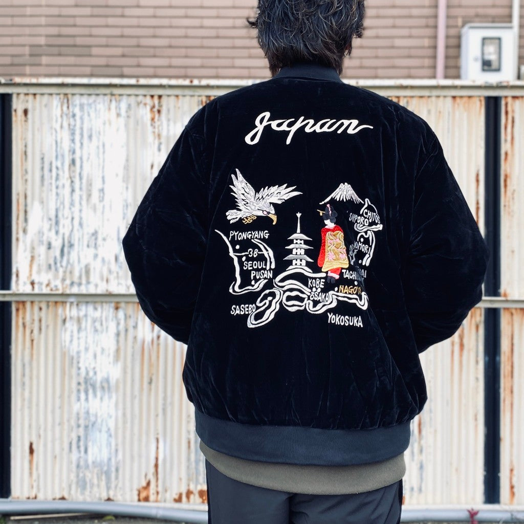 REVERSIBLE 「SKAJAN」 DOWN JACKET #BK×BK [TAION-JK04JS]