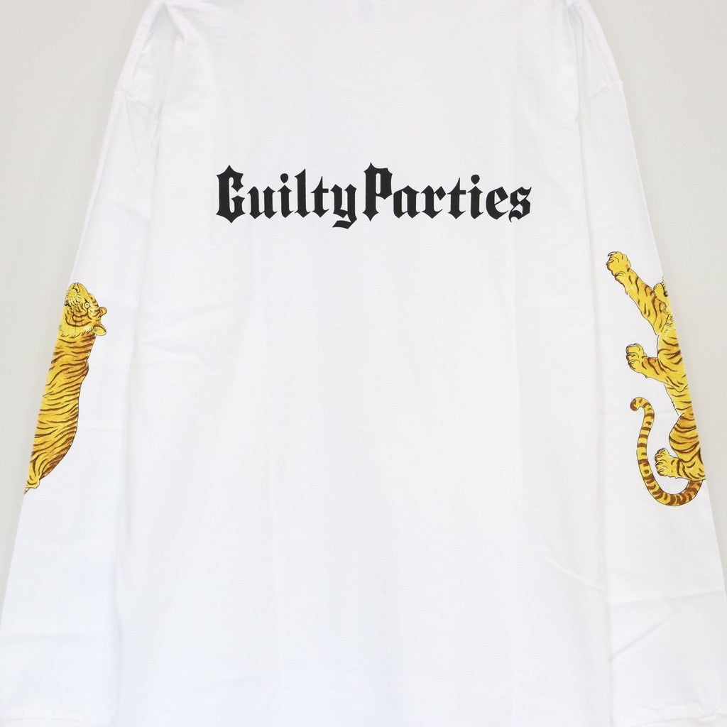 水洗重磅圓領長袖T卹（3型）#白色 [25SS-WMT-LT03]