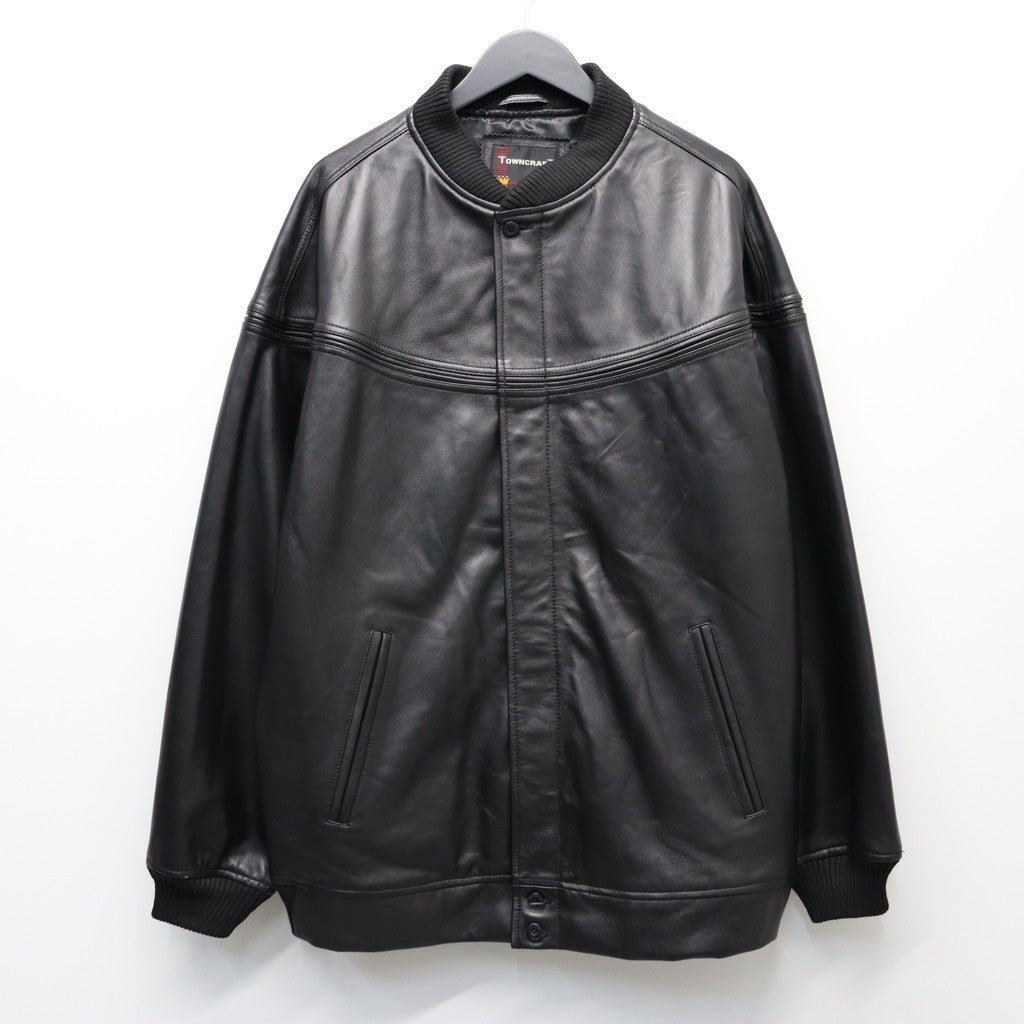 LEATHER DERBY JACKET #BLACK [tc25f001]