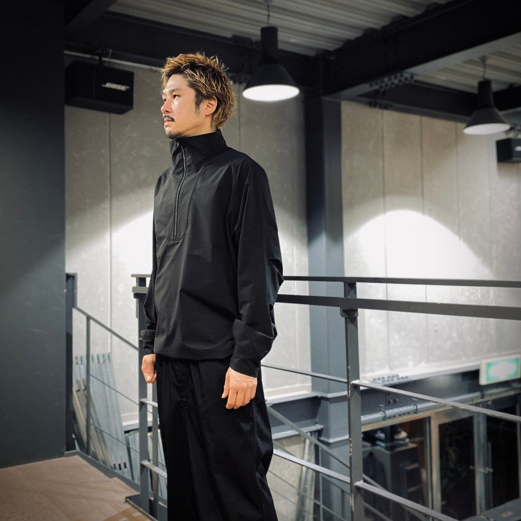 TECH HALFZIP STAND JACKET #BLACK [BJ-60025]