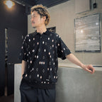 DIAMOND KNIT POLO SHIRT #BLACK [25SS-WMK-KN21]
