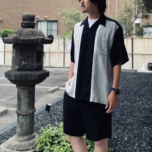 SWITCHING SHIRT S/S ( TYPE-1 ) #L-GRAY [26SS-WMS-OC02]