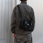 SMALL UTILITY SHOULDER BAG #BLACK [CES28G09]