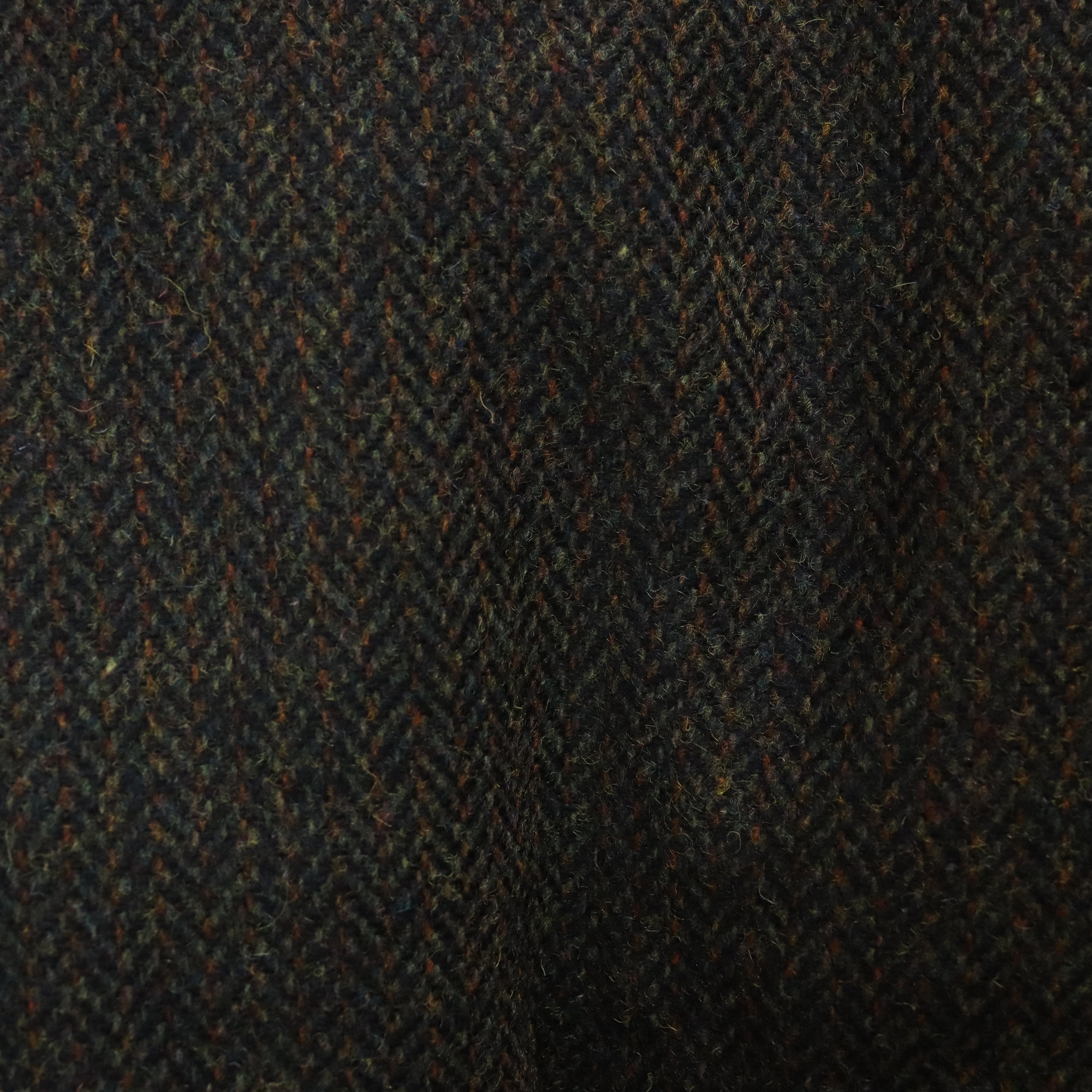 TWEED DOWN VEST #OLIVE [FW23-JK04]