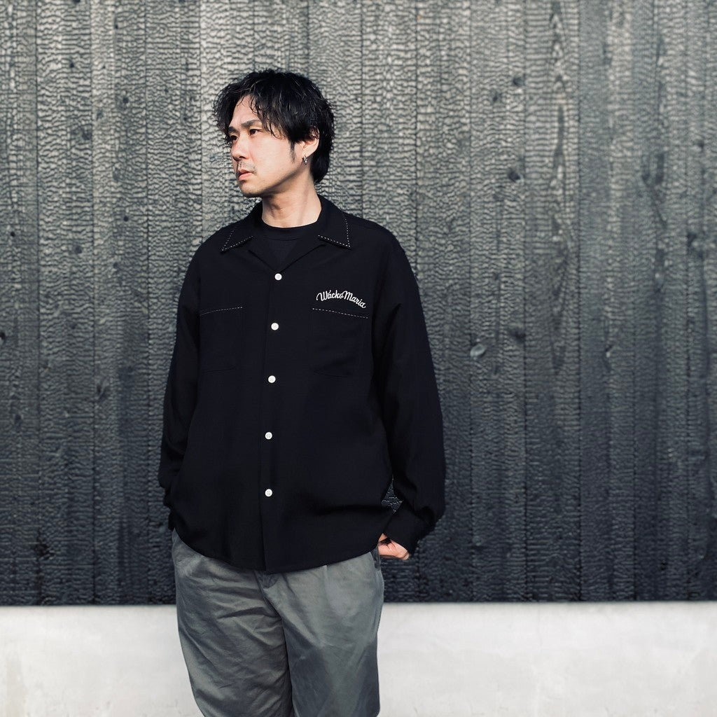 50'S SHIRT L/S ( TYPE-2 ) #BLACK [26SSE-WMS-OC02]
