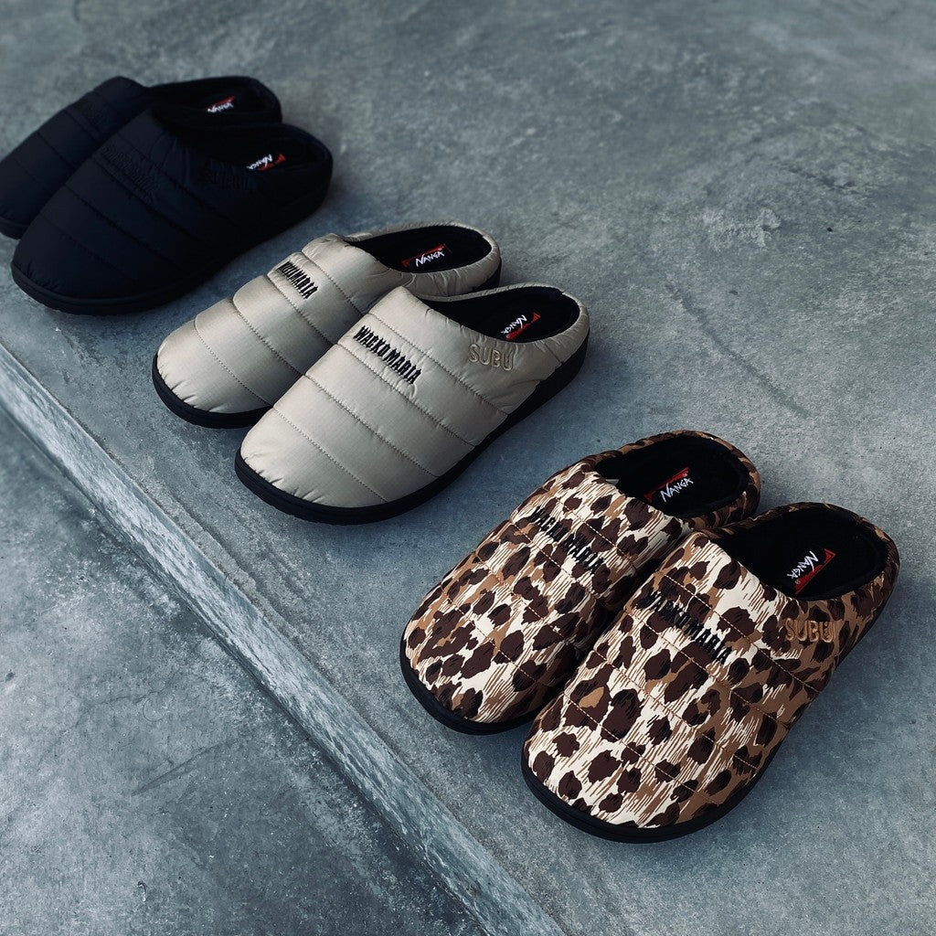 NANGA×SUBU | LEOPARD AURORA WINTER SANDAL #BEIGE [NA-SB-WM-SA06