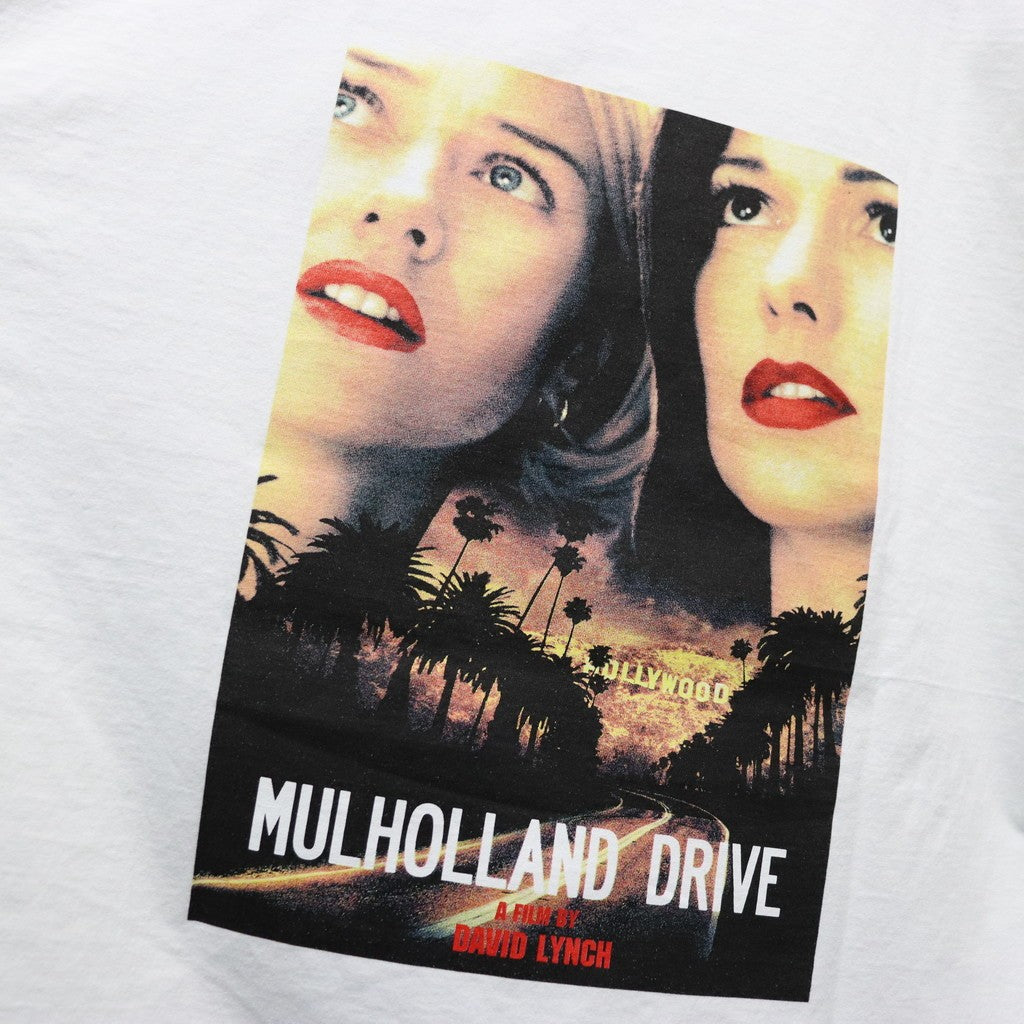 MULHOLLAND DRIVE | WASHED HEAVY WEIGHT CREW NECK T-SHIRT ( TYPE-1 ) #WHITE [MD-WM-WT01]