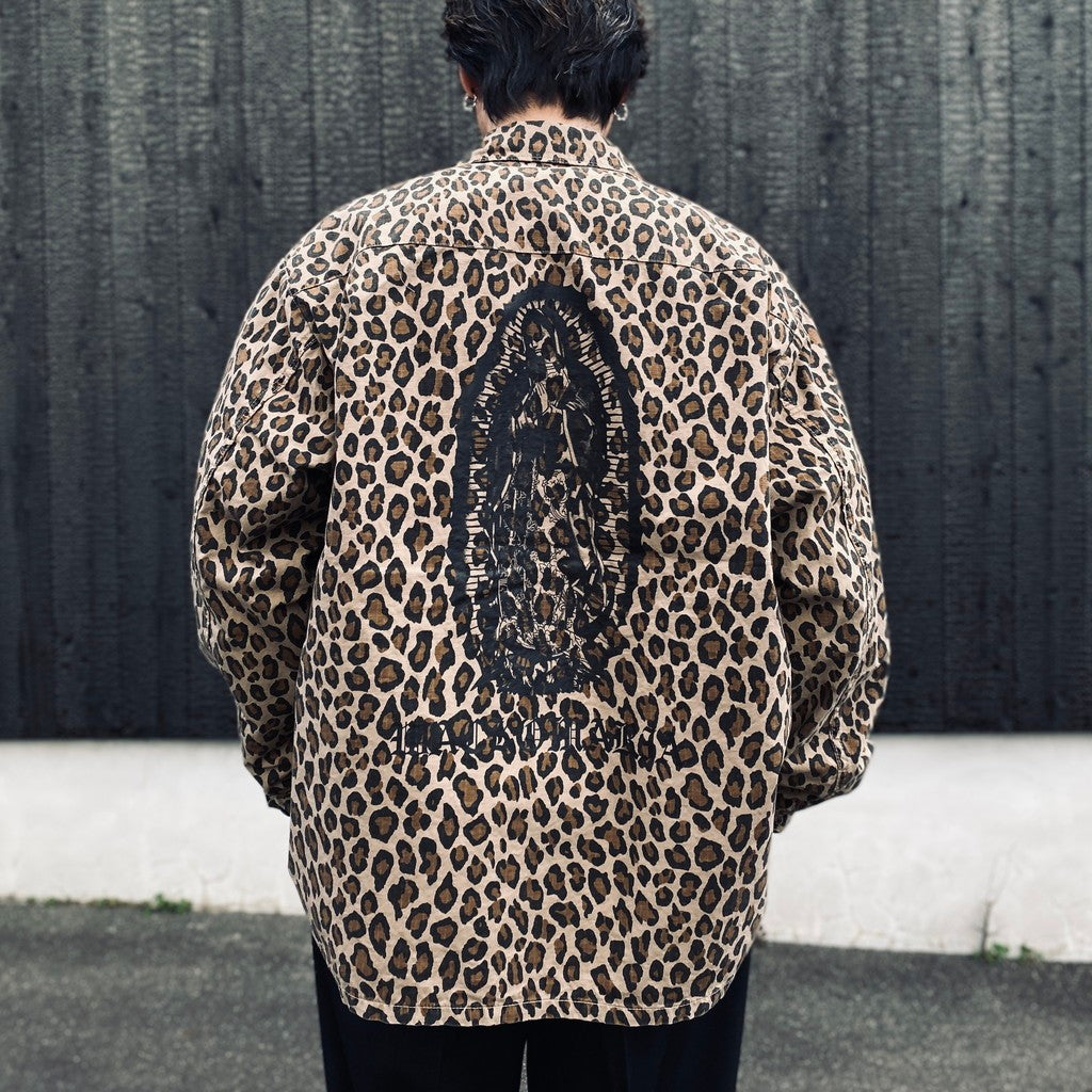 WILD THINGS | LEOPARD HAPPY JACKET #BEIGE [25FW-WMO-WT02]_WACKO