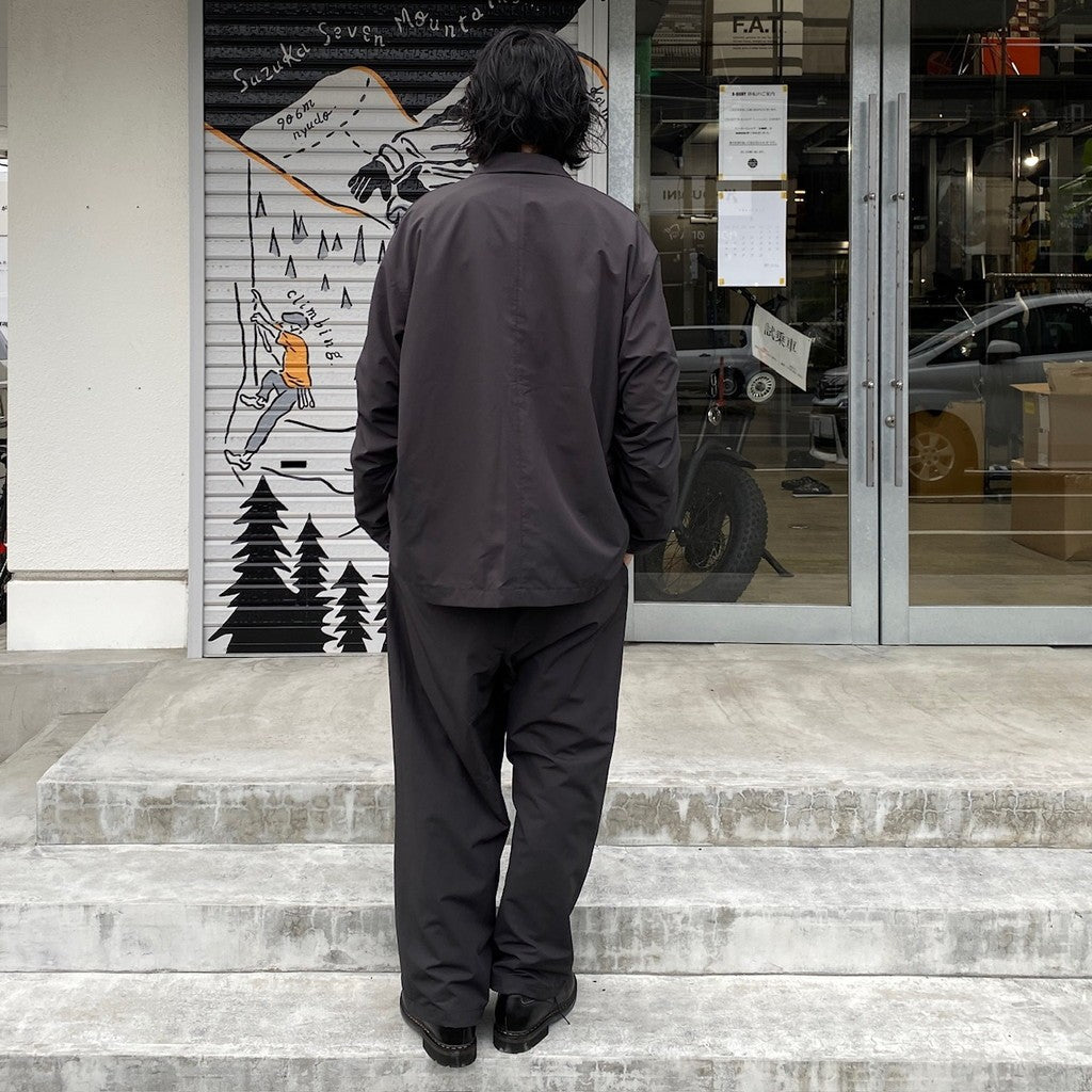 TECH LOOSE 2B JACKET TWILL #CHARCOAL [BJ-56024]