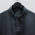 TECH SPORTS OPEN COLLAR SHIRT L/S #BLACK [BE-82025]