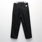 DOUBLE PLEATED CHINO TROUSERS ( TYPE-1 ) #BLACK [25FW-WMP-PT01]