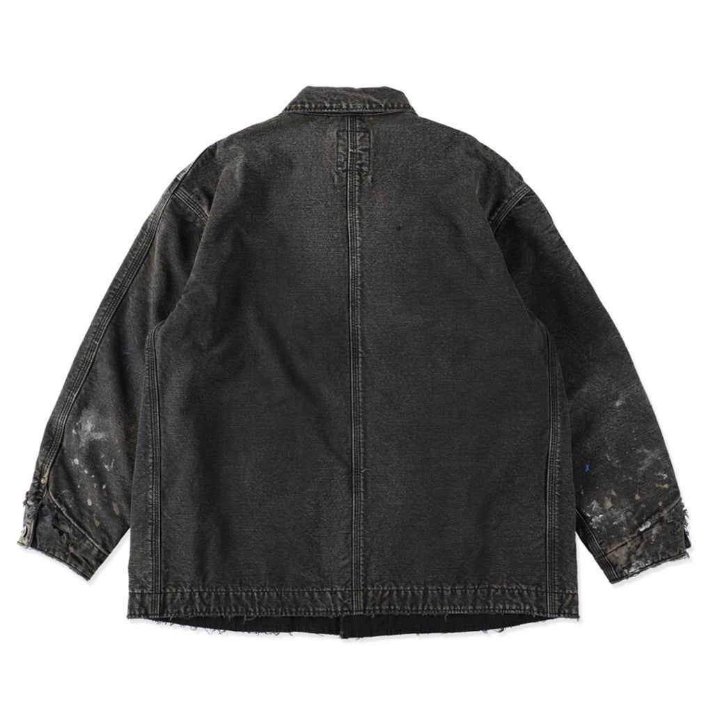 DUCK COVERALL BLANKET LINER AGED #AGED BLACK [BW252-DCBL]