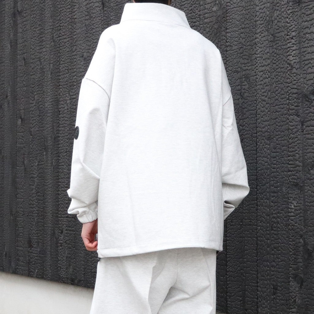 PUNCH HALF ZIP SWEAT #Grey [26SS-SW05] - cocorozashi 三重県四日市