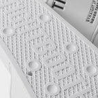 LABEL LOGO SLIDE SANDAL #WHITE [SS24-A20]