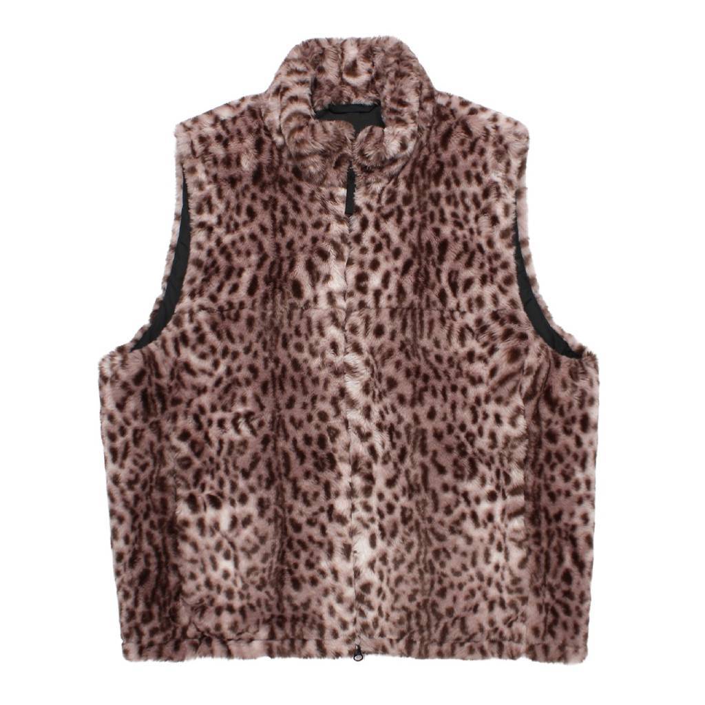 WILD THINGS | LEOPARD FUR HAPPY VEST ( TYPE-2 ) #L-PINK [26FW-WMO-WT06]