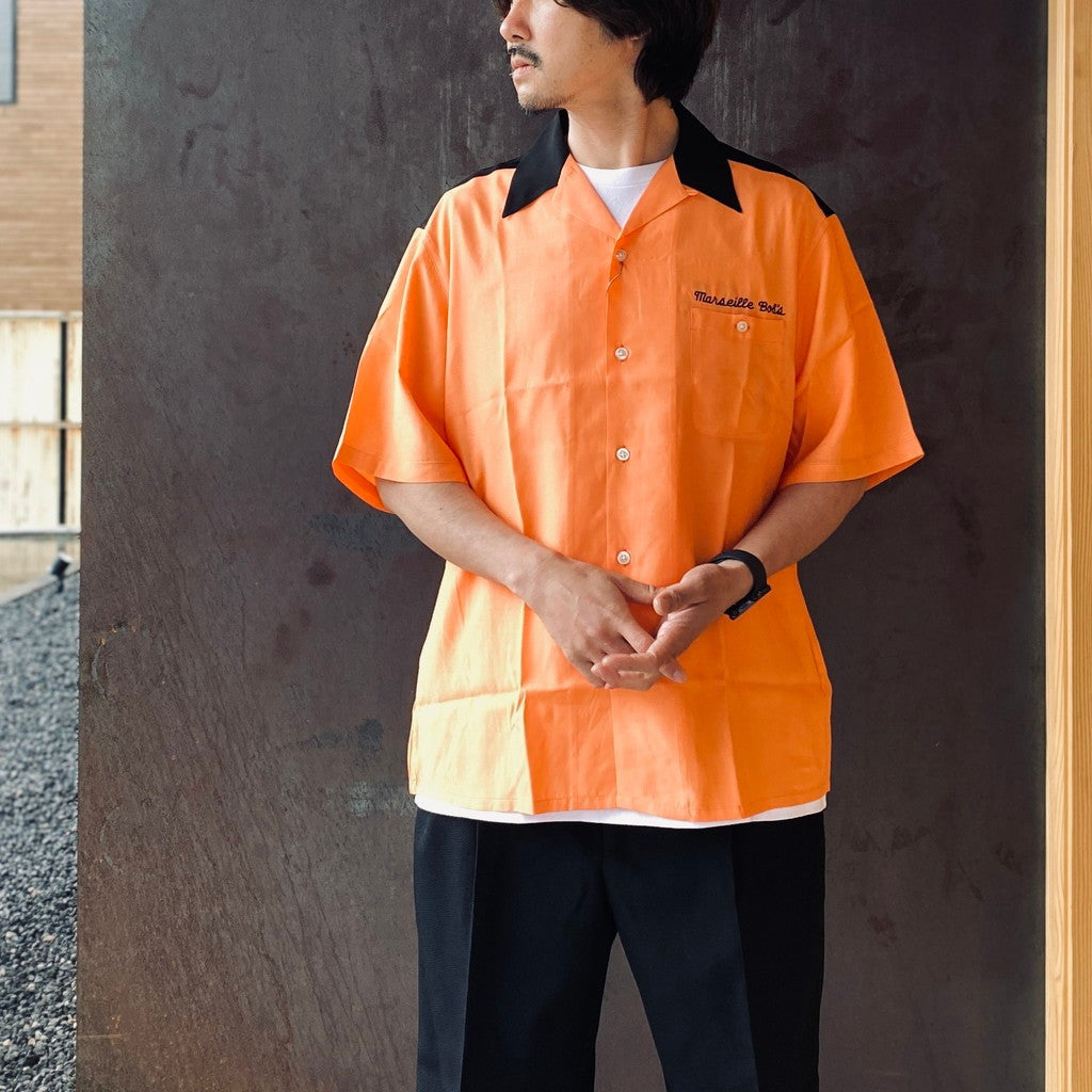THE PHOENICIAN SCHEME | S/S HAWAIIAN SHIRT ( TYPE-6 ) #ORANGE [TPS-WM-HI06]