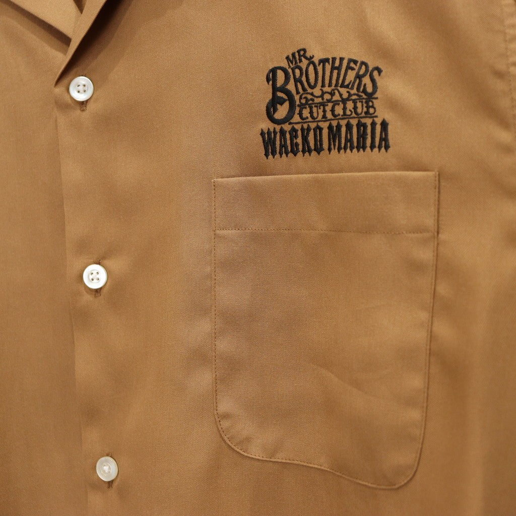 MR BROTHERS CUT CLUB | 50年代長袖襯衫 #棕色 [MBCC-WM-OC02]