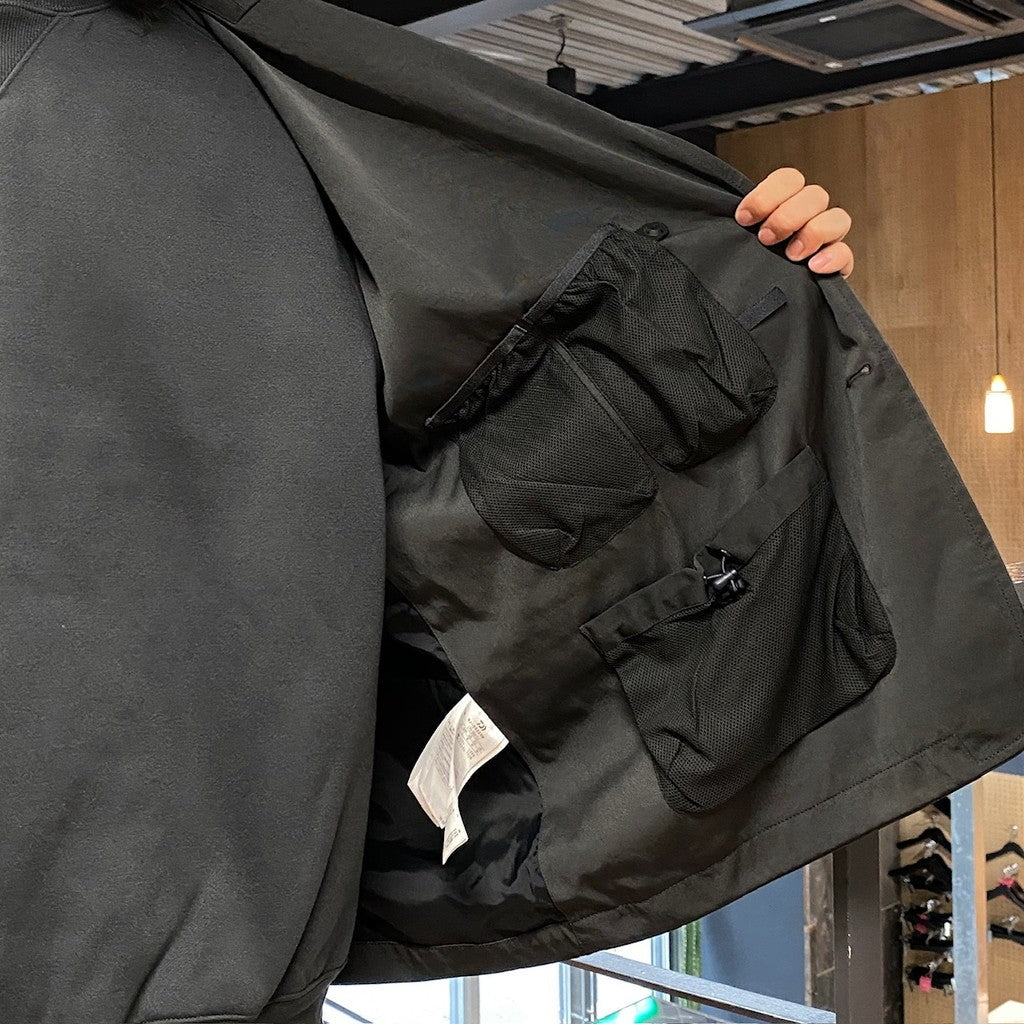 TECH LOOSE 2B JACKET TWILL #CHARCOAL [BJ-55024W]