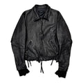 wt_Skin Jacket (VEGETABLE TANNING PIG LEATHER) #BLACK [M-P2-LW1]