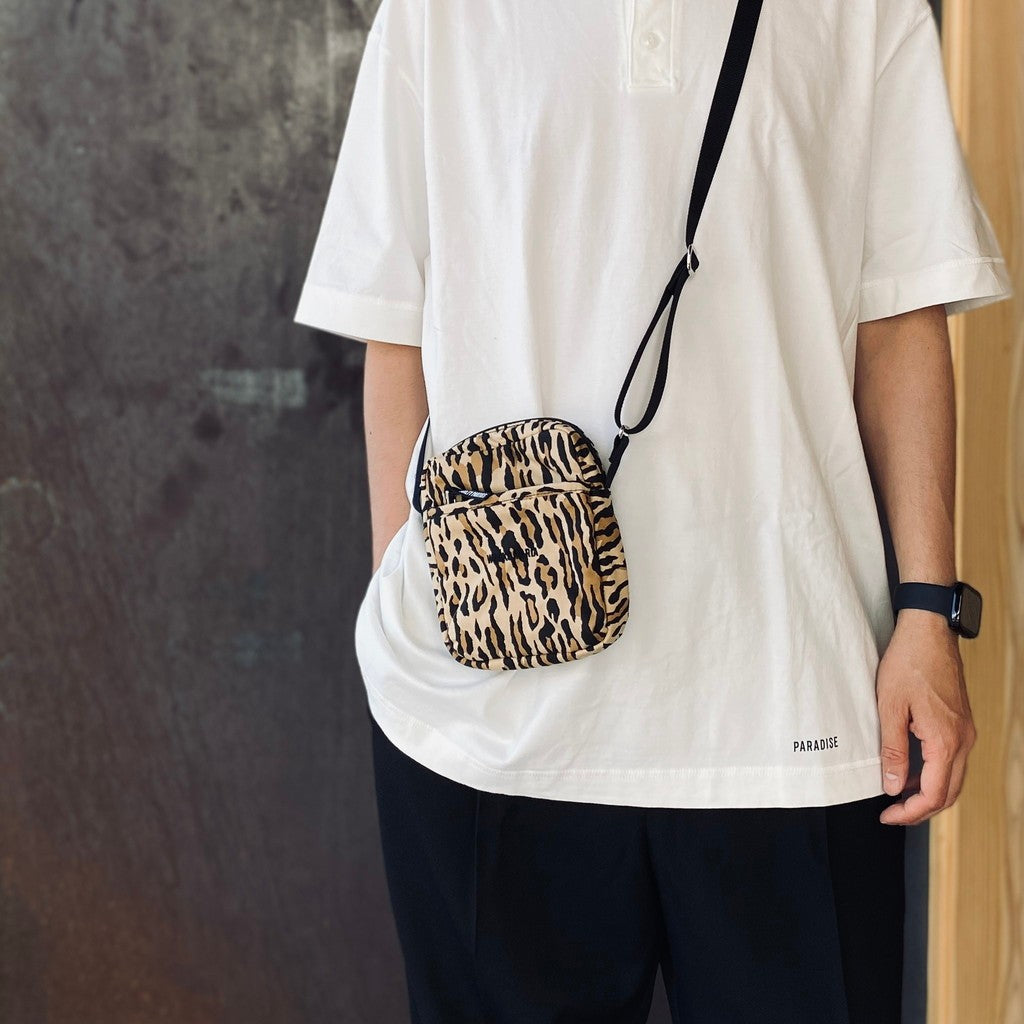 SPEAK EASY | LEOPARD SMALL SHOULDER BAG ( TYPE-1 ) #BEIGE [26SS-WMA-BG04]