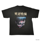 東京喰種 | 短袖T卹（金木研面具）#黑色 [TTGM25SM001]