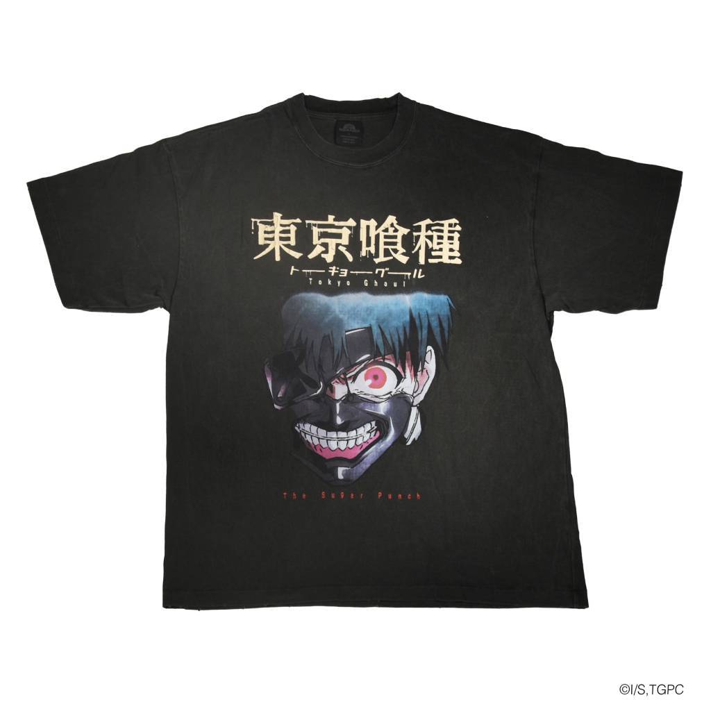 東京喰種 | 短袖T卹（金木研面具）#黑色 [TTGM25SM001]