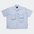 TECH MULTI TOOL POCKET SHIRT S/S SOLID #ICEBLUE [BE-86026]