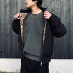 WASHED MIDDLE WEIGHT CREW NECK SWEAT SHIRT #GRAY [26SS-WMC-SS06]