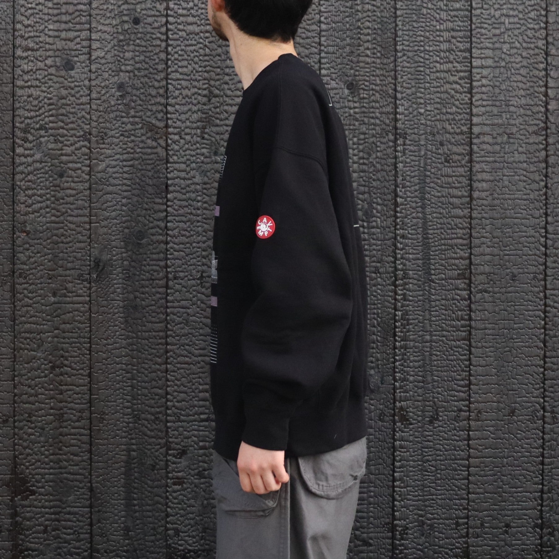 AS Cdisc2_1 CREW NECK #BLACK [CES29CS09]