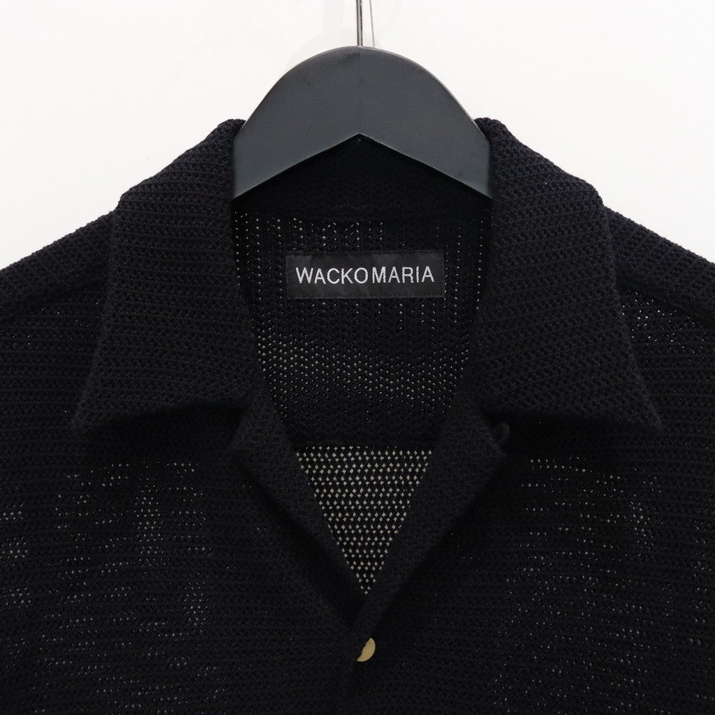 KNIT SHIRT #BLACK [25SS-WMK-KN24]