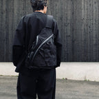 TEXTURED TWILL 3 POINTS SLINGER BAG #BLACK [FTT36261B0004]