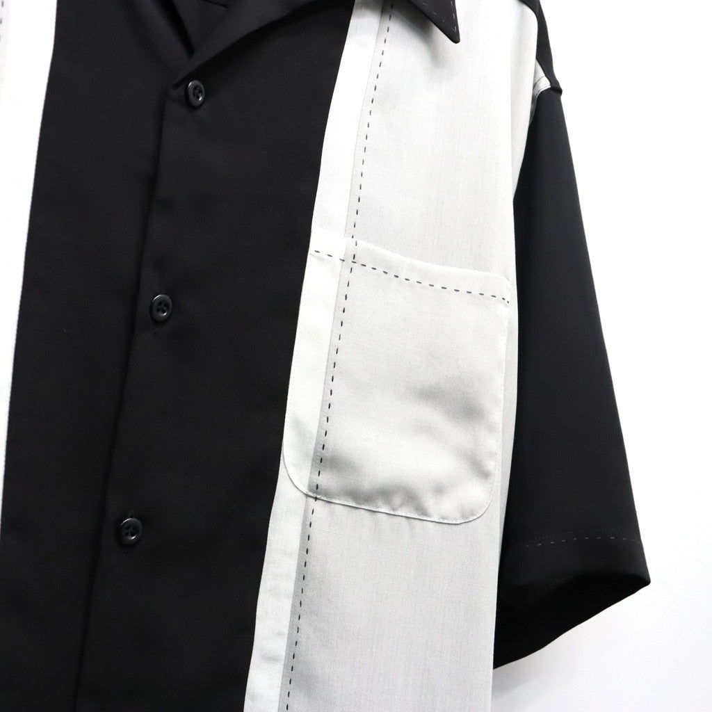 SWITCHING SHIRT S/S ( TYPE-1 ) #L-GRAY [26SS-WMS-OC02]