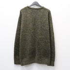 MIX MOHAIR CREW NECK SWEATER #KHAKI [26FW-WMK-KN03]