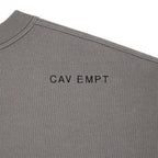 SIDE SEAM DBL KNIT LONG SLEEVE #CHARCOAL [CES27CS14]