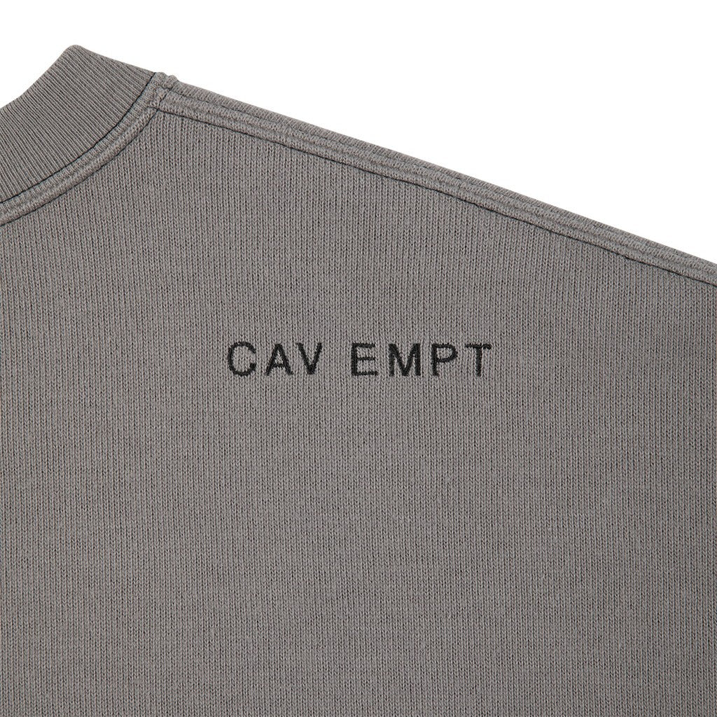 SIDE SEAM DBL KNIT LONG SLEEVE #CHARCOAL [CES27CS14]