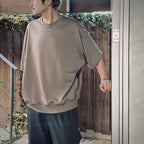 TECH SWEAT CREW S/S #BEIGE [BE-51025]