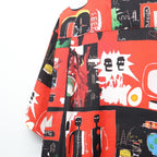 JEAN-MICHEL BASQUIAT | S/S HAWAIIAN SHIRT ( TYPE-2 ) #ONE [BASQUIAT-WM-HI26]