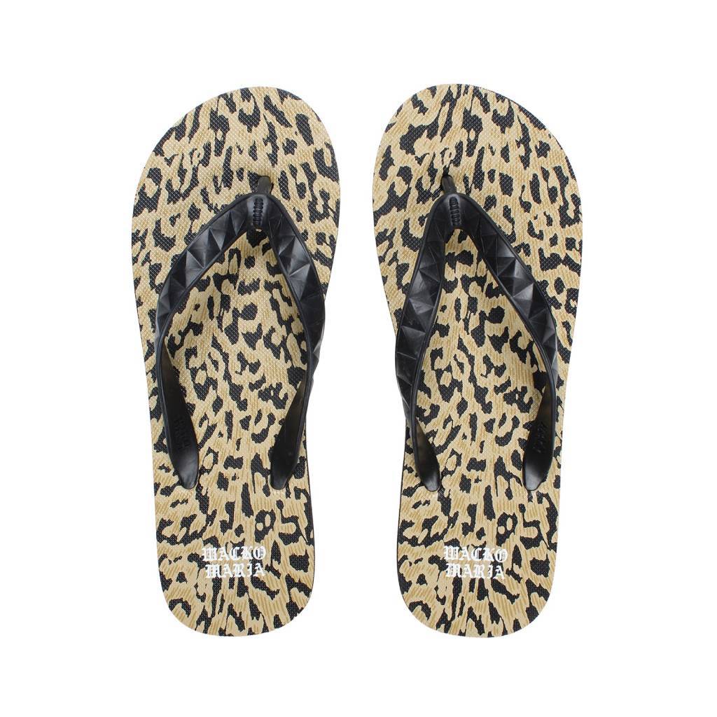 HAYN | LEOPARD BEACH SANDALS #BROWN [WMGP-HAYN-BS19]